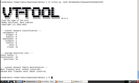 Static Malware Analysis of NetBus Trojan